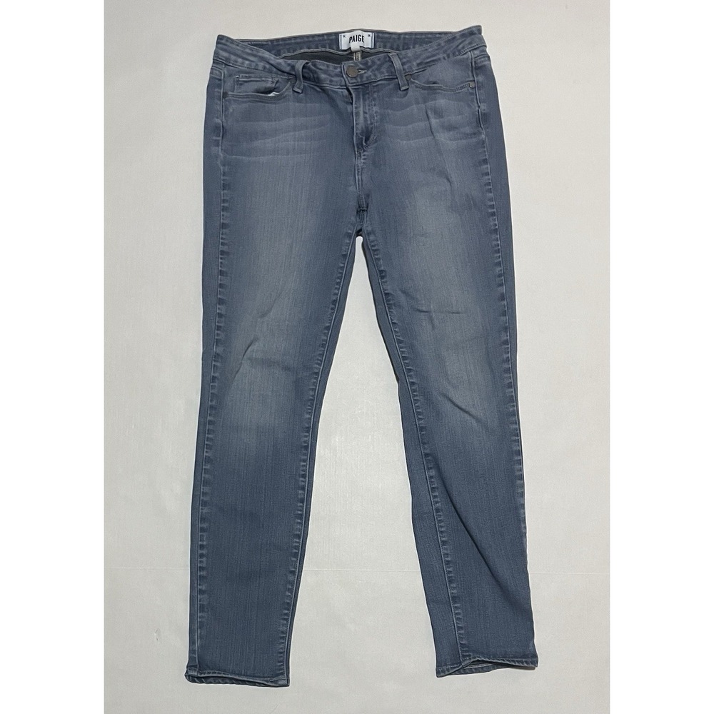 Paige Jeans Womens size 31 X 27 Verdugo Ankle Stretch Denim Blue Jegging Stretch